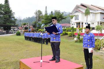 Apel Hari Kesadaran Nasional, Bupati Mengingatkan Arti Kedisiplinan