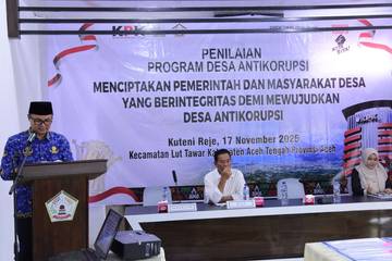 Sekda Mursyid Hadiri Penilaian Program Desa Antikorupsi