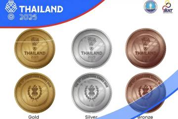 Desain Medali SEA Games 2025 Thailand