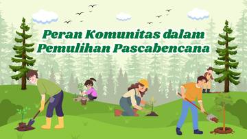 Peran Komunitas dalam Pemulihan Pascabencana