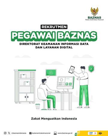 BAZNAS Buka Rekrutmen Security Analyst 2026