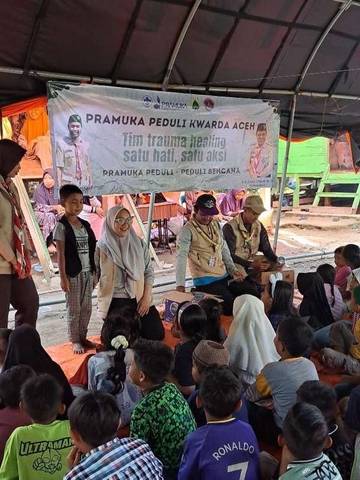 Pramuka Salurkan 13 Bantuan ke Bener Meriah 
