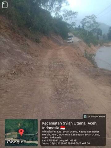 Penanganan Darurat Longsor di Ruas Pondok Baru-Rusip
