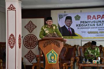 Kakankemenag Wahdi Buka Raker Anggaran 2027