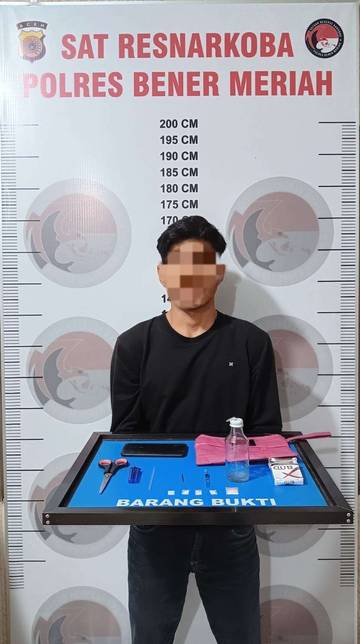 Polres Bener Meriah Amankan  Penyalahguna  Narkotika 