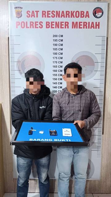Polisi di Bener Meriah Amankan Terduga Penyalahgunaan Sabu