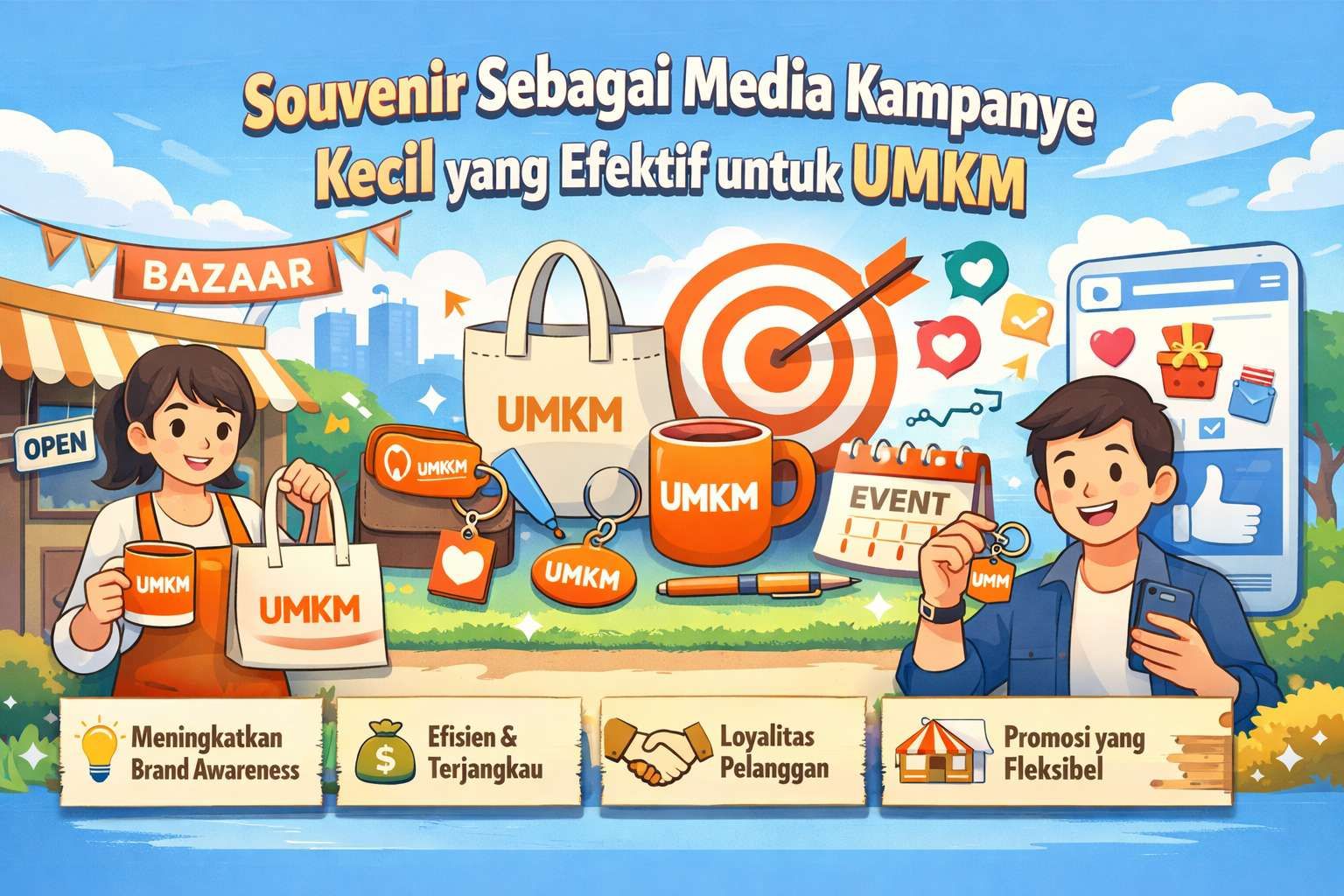 Souvenir, Media Kampanye Kecil Yang Efektif Untuk UMKM