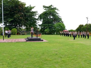 Polres Kepulauan Talaud Sambut Bintara Remaja Angkatan 49 Dan 53.