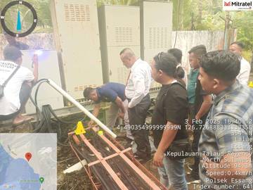 Polisi Olah TKP Kasus Pencurian Baterai BTS Telkomsel Lalue