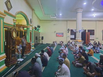 Kapolres Gelar Giat Ramadhan Suci di Masjid Jabbal Rahmah