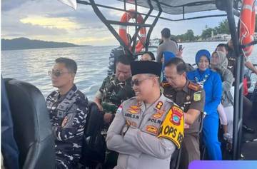 Seberangi Lautan, Danlanal Melonguane Safari Ramadhan di Lirung