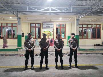 ​Sholat Tarawih Mendapatkan Pengamanan Sat Samapta  Polres Talaud 