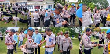 Seksi Propam Gelar Gaktibplin Personil Polres Talaud