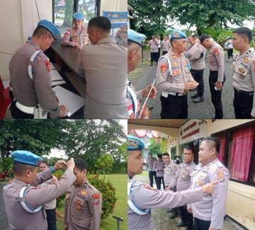 ​Propam Polda Sulut Gelar Gaktibplin di Polres Talaud
