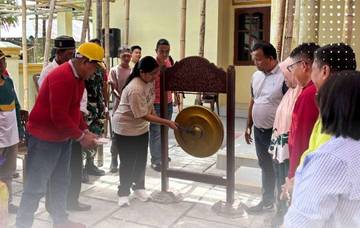 Wabup Ikut Kerja Bakti Pembangunan Germita Kalvari Dapalan