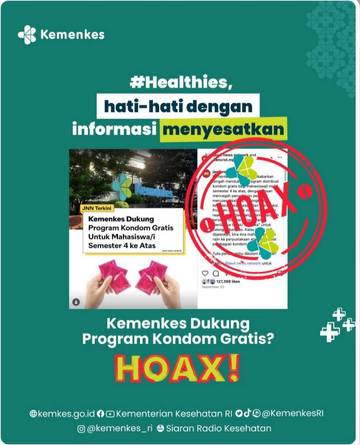 Hoaks: Pembagian Kondom Gratis Untuk Mahasiswa