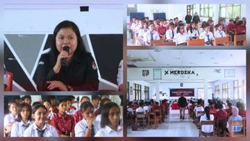 KPU Talaud Gencarkan Pendidikan Pemilih di SMA Lirung