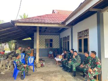 ​Satgas Pamputer Kabaruan Gelar Safari Natal di Damau