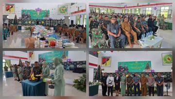 ​Perayaan Natal dan HUT ke-8 Kodim 1312/Talaud