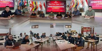 KPU Talaud Laksanakan Rapat Kerja Satgas SPIP