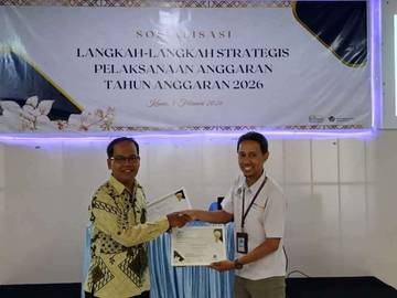 Kemenag Talaud Terima Penghargaan dari KPPN Bitung