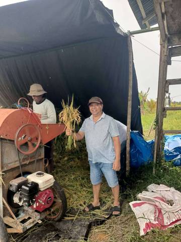 Pemkab Talaud Bersama Petani Panen Padi