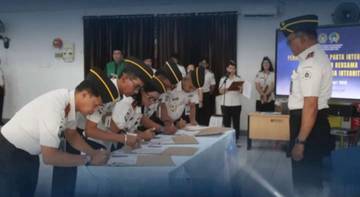​Kalapas Teken Komitmen Bersama di Kanwil Ditjenpas Sulut