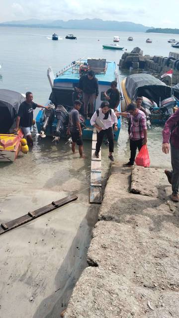 Speetboat Tranportasi Laut Favorit Warga Talaud