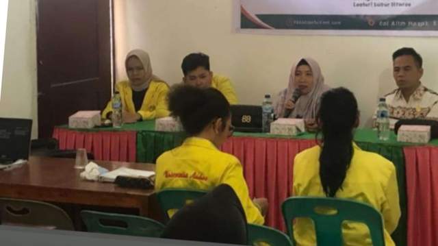 UNA Edukasi Warga Sei Alim Hasak Hukum KDRT