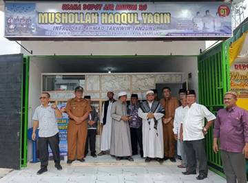 Musala Haqqul Yaqin Alirkan Kebajikan Melalui Depot Air