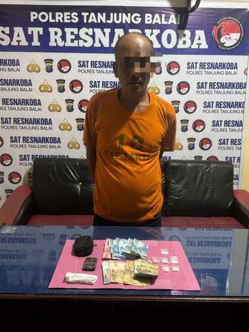 Polisi Tanjungbalai Tangkap Pria 53 Tahun Pengedar Narkoba