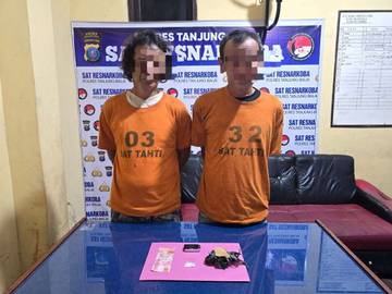 Polres Tanjungbalai Tangkap Dua Pengedar Narkotika Jenis Sabu