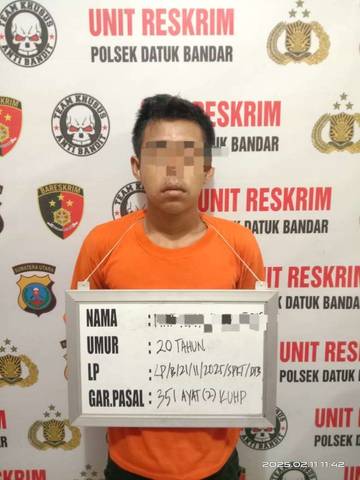 Pria di Tanjungbalai Ditahan Polisi karena Bacok Warga
