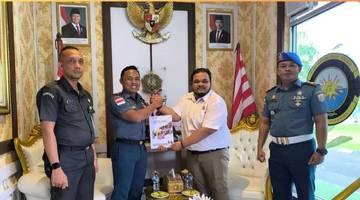 Bawaslu Tanjungbalai Serahkan Laporan Akhir Pemilu ke Lanal