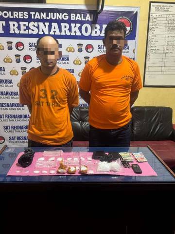 Polres Tanjungbalai Amankan Dua Penjual Narkotika