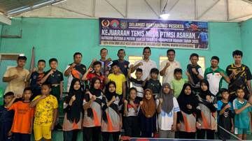 Kejuaraan Tenis Meja PTMSI Asahan Lahirkan Regenerasi Baru