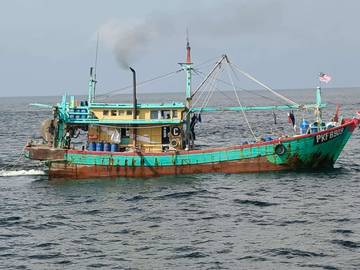 TNI AL Tangkap Kapal Ikan Asing Malaysia