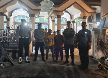 Polres Tanjungbalai Amankan Salat Tarawih