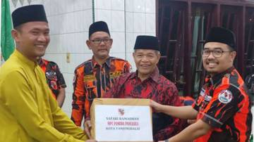 Pemuda Pancasila Tanjungbalai Safari Ramadan di Masjid Jami'issabil 
