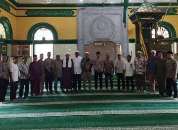 Polres Tanjungbalai Safari Ramadan di Masjid Sultan Ahmadsyah