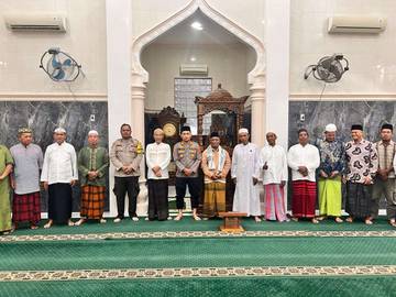 Polsek Teluk Nibung Safari Subuh, Laksanakan Kultum Kamtibmas 