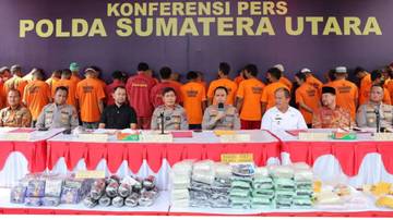 Tiga Pelaku Peredaran Narkoba Ditangkap Polres Asahan