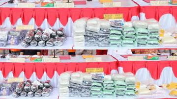 Polres Asahan Amankan Barang Bukti Narkoba 35 Kg