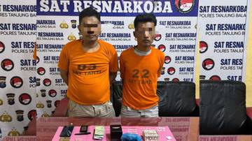 Dua Pengedar Sabu Ditangkap Satresnarkoba Polres Tanjungbalai