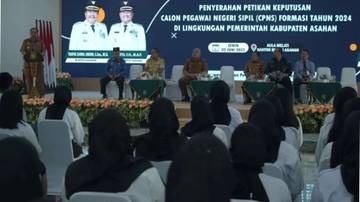 Bupati Asahan Berikan Amanat kepada CPNS Baru