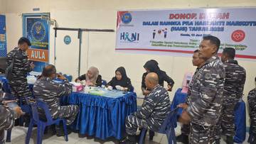 BNNK Tanjungbalai Gelar Donor Darah dan Pemeriksaan Kesehatan