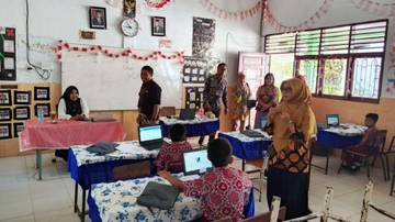 Kadisdik Tanjungbalai Pantau Pelaksanaan OSN Tingkat SD