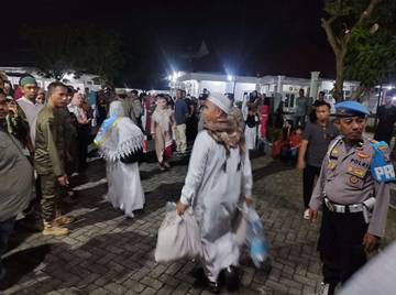Polres Tanjungbalai Amankan Kepulangan Jemaah Haji