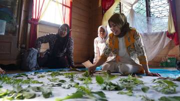Ketua PKK Tanjungbalai Dukung Pengrajin Lokal Batik Ecoprint