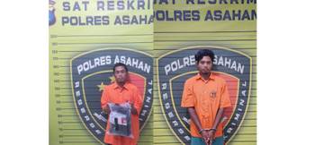 Dua Pelaku Pembunuhan Sadis Ditangkap Polres Asahan